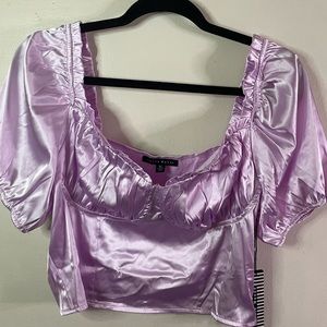 Lavender / pink purple Junior blouse.